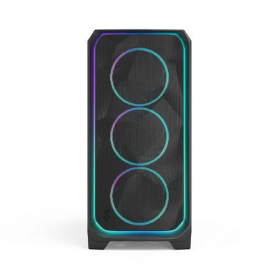 FRACTAL CASE FULL TOWER MESHIFY 3 XL AMBIENCE PRO RGB BLACK TG LIGHT TINT [FD-C-MES3X-03]