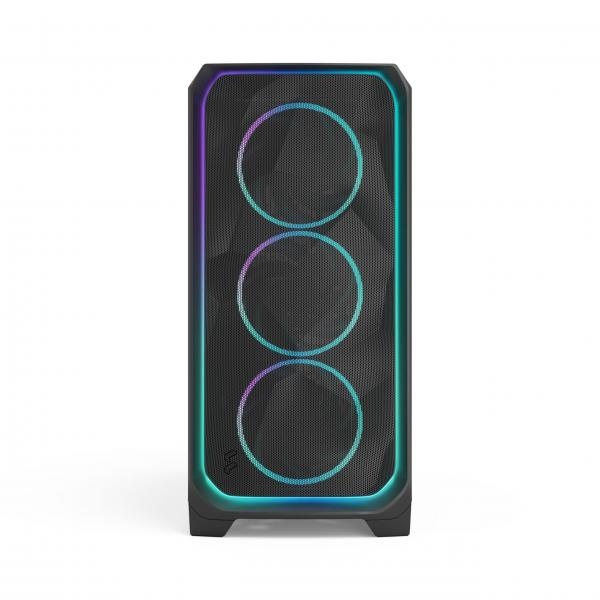 FRACTAL CASE FULL TOWER MESHIFY 3 XL AMBIENCE PRO RGB BLACK TG LIGHT TINT [FD-C-MES3X-03]