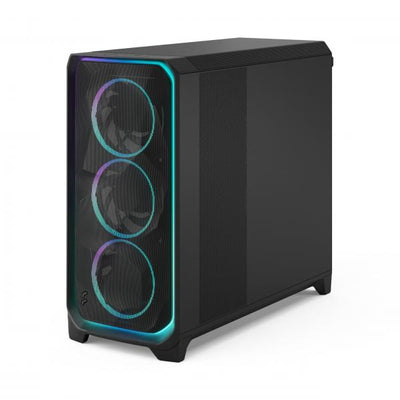 FRACTAL CASE FULL TOWER MESHIFY 3 XL AMBIENCE PRO RGB BLACK TG LIGHT TINT [FD-C-MES3X-03]