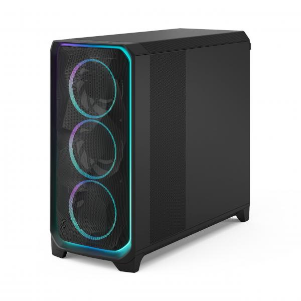 FRACTAL CASE FULL TOWER MESHIFY 3 XL AMBIENCE PRO RGB BLACK TG LIGHT TINT [FD-C-MES3X-03]