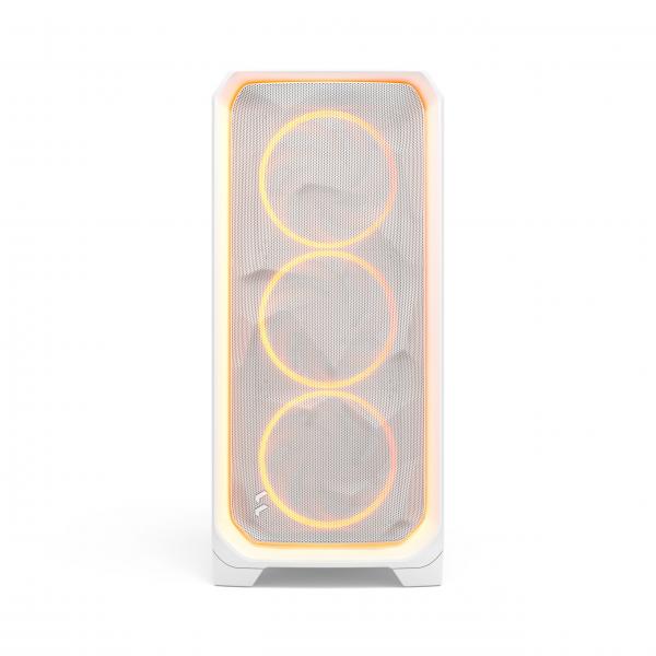 FRACTAL CASE MID TOWER MESHIFY 3 AMBIENCE PRO RGB WHITE TG CLEAR TINT [FD-C-MES3A-05]