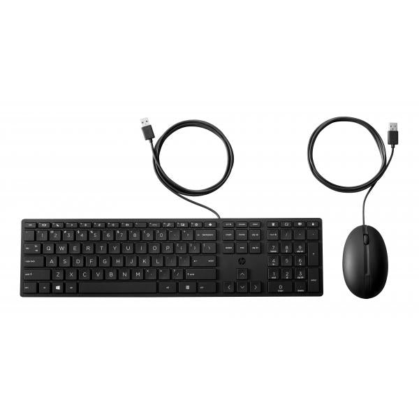 Hp 320MK Wired Keyboard and Mouse - US-int [9SR36UT#ABB]