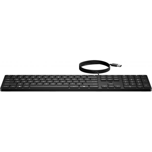 Hp 320K Wired Desktop Keyboard (9SR37UT) - QWERTY [9SR37UT#ABB]