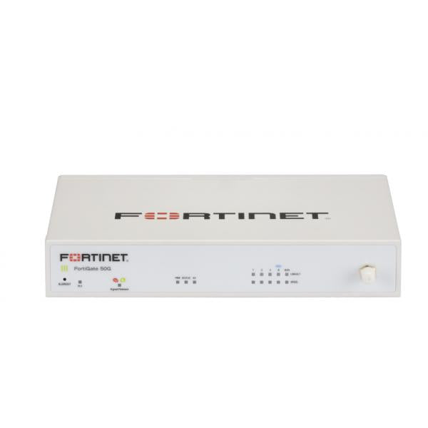 Fortinet FortiWiFi 50G firewall (hardware) Desktop 5 Gbit/s [FWF-50G-E-BDL-950-60]