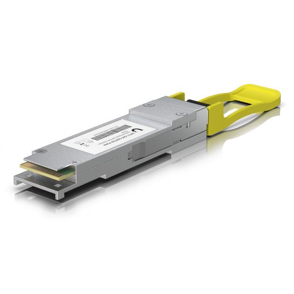 Ubiquiti - UACC-OM-QSFP28-PSM4 - QSFP28 transceiver that supports 100G connections up to 2 km using single-mode fiber with an MPO-12 APC connector. [UACC-OM-QSFP28-PSM4]
