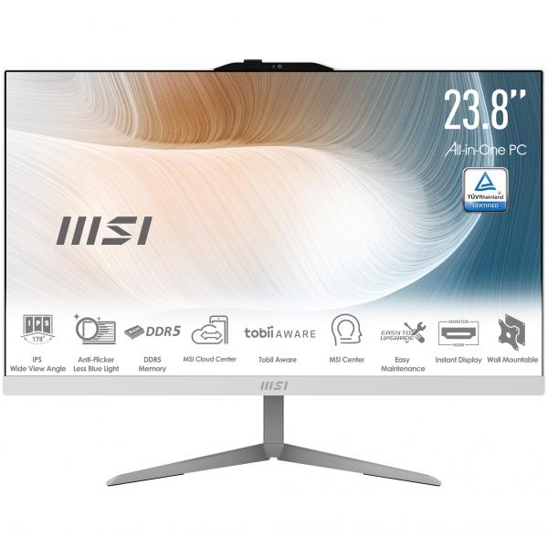 MSI PC AIO 23,8" WHITE Intel Core 5 120U 8GB 512GB SSD WIN 11 PRO [AM242 1M-1220EU]