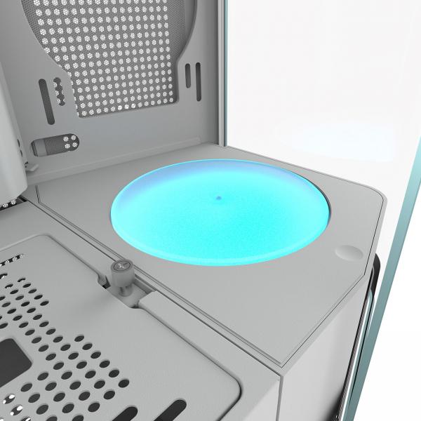 COUGAR CASE MID TOWER FV270 RGB WHITE 2xTG CURVED 4 ARGB FAN + RGB HUB [CGR-58M6W-RGB]