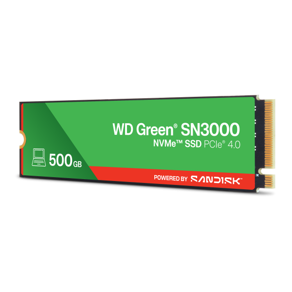 Western Digital SN3000 - 500GB - M.2 - Green [WDS500G4G0E-00CPS0]