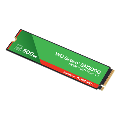 Western Digital SN3000 - 500GB - M.2 - Green [WDS500G4G0E-00CPS0]