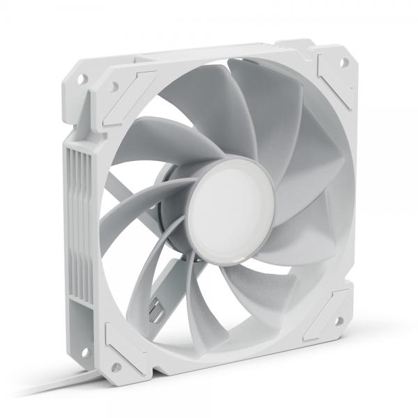 SHARKOON VENTOLA SHARK MIRROR PWM RGB REVERSE 120x120x25MM WHITE [SHARKMIRREVWH]