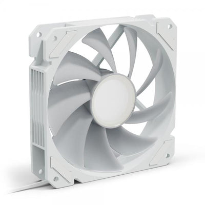 SHARKOON VENTOLA SHARK MIRROR PWM RGB 120x120x25MM WHITE [SHARKMIRWH]