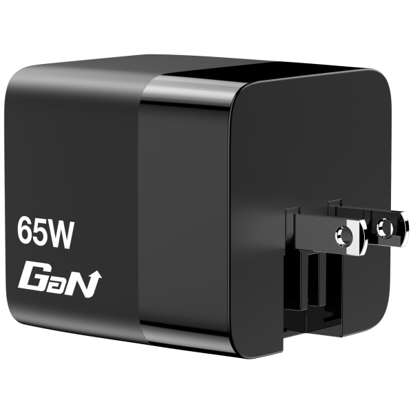 VERBATIM ALIMENTATORE GAN CHARGER DA MURO 65W 2 PORTE CON CAVO INCORPORATO [32217]