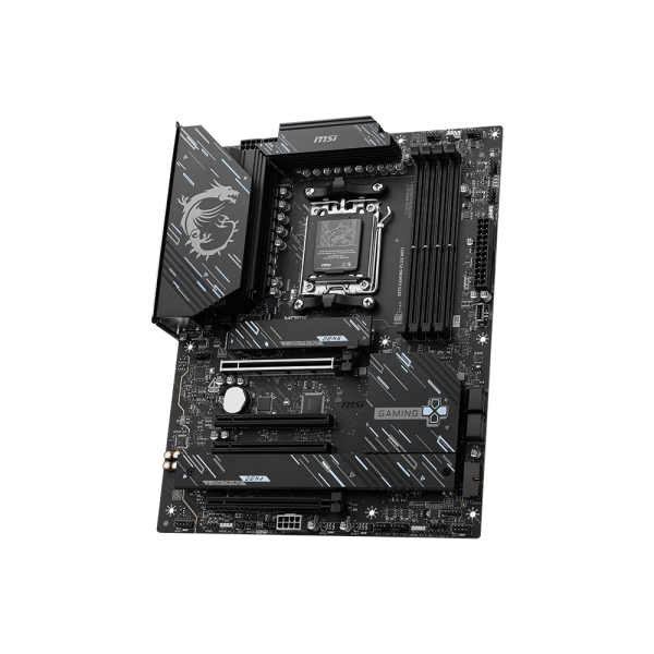 MSI MB AMD X870 GAMING PLUS WIFI, X870, AM5,4DDR5,4PCI-Ex16,3M.2,4SATA3,1USB4,1USB3.2 Gen2x2,3USB3.2 [X870 G P WIFI]