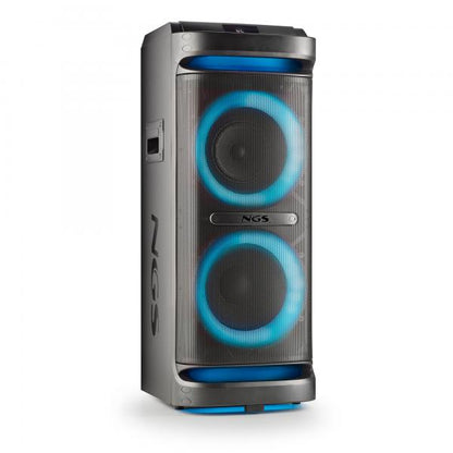 NGS PORTABLE PARTY SPEAKER, WIRELESS, BLUETOOTH 5,3, POTENZA DI USCITA: 2000W [WILDSPACE 2]