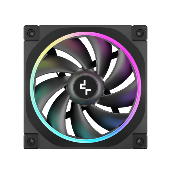 DEEPCOOL VENTOLE CASE FL12 NERA ARGB PWM BASSO RUMORE (kit 3 ventole) [R-FL12-BKAPN3-G]