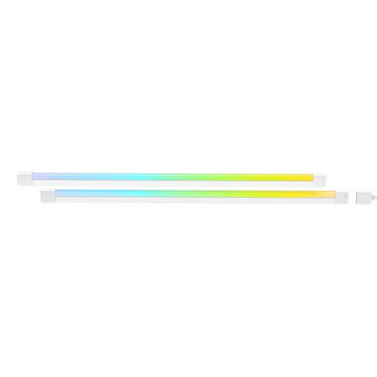 DEEPCOOL STRIP EA080 A-RGB 2x400mm PIEGHEVOLI & FLESSIBILI con CLIPS MONTAG [R-EA080-WHA2NN-G]