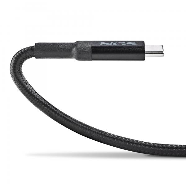 NGS CAVO DI RICARICA RAPIDA DA USB C A USB C, LUNGHEZZA 2 M [KNOT 65W-2]