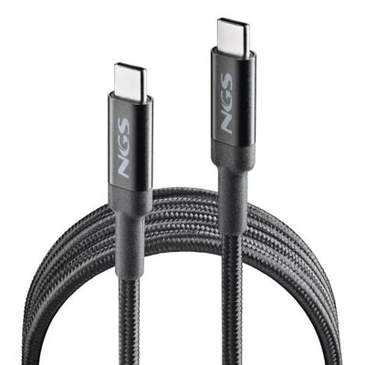 NGS CAVO DI RICARICA RAPIDA DA USB C A USB C, LUNGHEZZA 2 M [KNOT 65W-2]