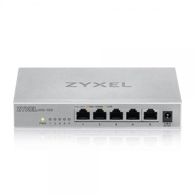 ZYXEL SWITCH XMG-108 UNMANAGED, 5 PORTE 2.5GBE1 PORTA 10GBE SFP+, DESKTOP [XMG-105-ZZ0101F]