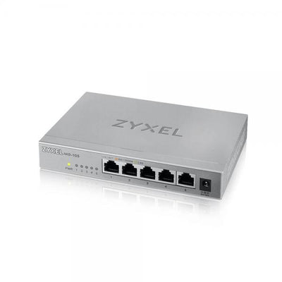 ZYXEL SWITCH XMG-108 UNMANAGED, 5 PORTE 2.5GBE1 PORTA 10GBE SFP+, DESKTOP [XMG-105-ZZ0101F]