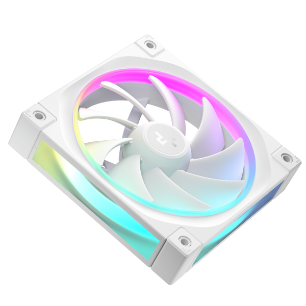 DEEPCOOL VENTOLE CASE FL12 BIANCA ARGB PWM BASSO RUMORE [R-FL12-WHAPN1-G]