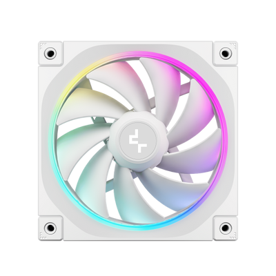 DEEPCOOL VENTOLE CASE FL12 BIANCA ARGB PWM BASSO RUMORE [R-FL12-WHAPN1-G]