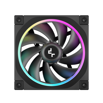 DEEPCOOL VENTOLE CASE FL12 NERA ARGB PWM BASSO RUMORE [R-FL12-BKAPN1-G]