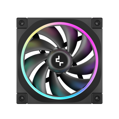 DEEPCOOL VENTOLE CASE FL12 NERA ARGB PWM BASSO RUMORE [R-FL12-BKAPN1-G]