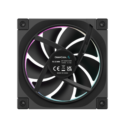 DEEPCOOL VENTOLE CASE FL12 NERA ARGB PWM BASSO RUMORE [R-FL12-BKAPN1-G]