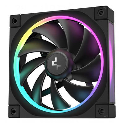DEEPCOOL VENTOLE CASE FL12 NERA ARGB PWM BASSO RUMORE [R-FL12-BKAPN1-G]