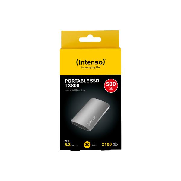 INTENSO SSD ESTERNO TX800 500GB USB 3.2 GEN 2X2 2.100 MB/S [3828450]