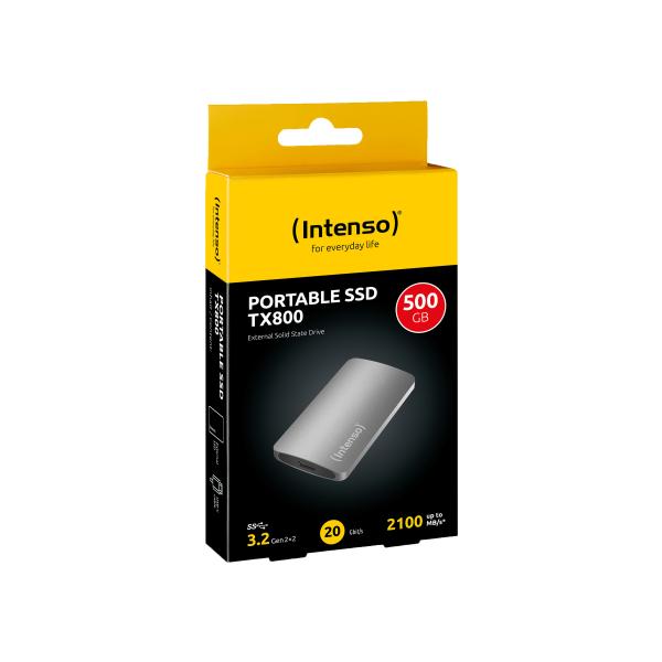 INTENSO SSD ESTERNO TX800 500GB USB 3.2 GEN 2X2 2.100 MB/S [3828450]