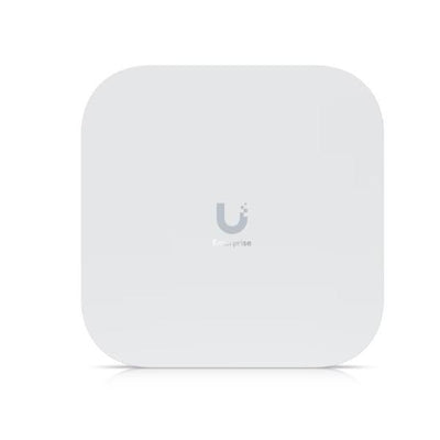 Ubiquiti - E7 - Wall/Ceiling Mount Tri-Band Wi-Fi 7 Enterprise Access Point, (1) 10 GbE RJ45 port and (1) GbE RJ45 port for power & data redundancy, 688 Mbps at 2.4GHz (2x2) + 8600 Mbps at 5GHz (4x4) [E7]