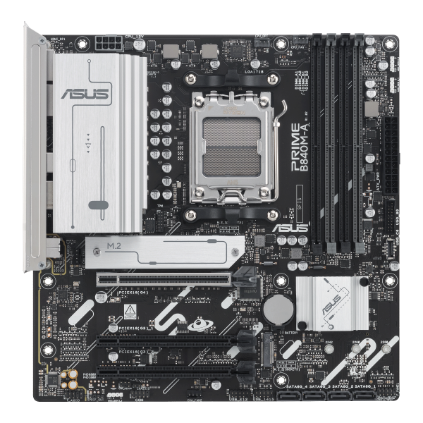 ASUS MB AMD B840MA, DDR5, PRIME B840M-A-CSM, AM5, B840, USB, MB, M2/SATA [PRIME B840M-A-CSM]