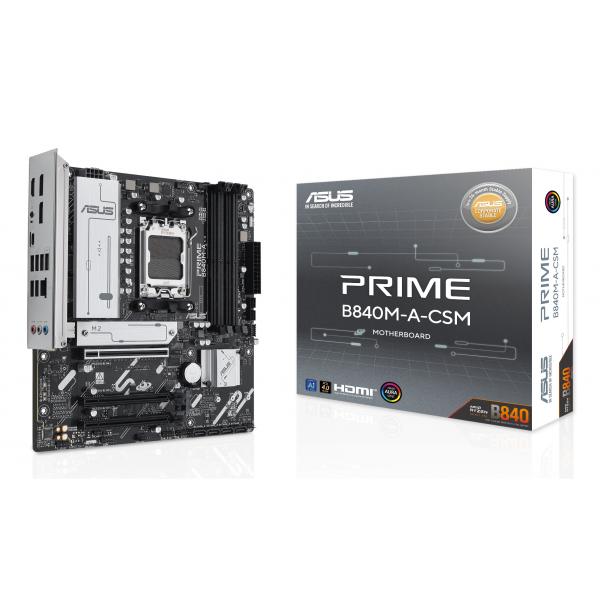 ASUS MB AMD B840MA, DDR5, PRIME B840M-A-CSM, AM5, B840, USB, MB, M2/SATA [PRIME B840M-A-CSM]