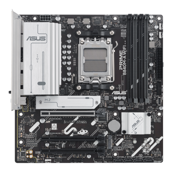 ASUS MB AMD B840, PRIME B840M-A WIFI, AM5, DDR5, USB, WIFI, MB, M2/SATA , 90MB1J20-M0EAY0 [PRIME B840M-A WIFI]