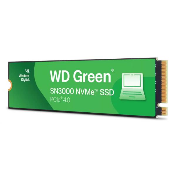 WESTERN DIGITAL SSD GREEN 500GB SN3000 M.2 NVME [WDS500G4G0E]