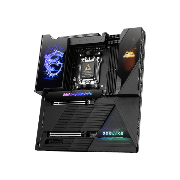 MSI MB AMD X870, MEG X870E GODLIKE,X870E,AM5,4DDR5,2PCI-Ex16,5M.2,4SATA3,2USB4,1USB3.2 Gen2x2,13USB3 [MEG X870E GODLIKE]