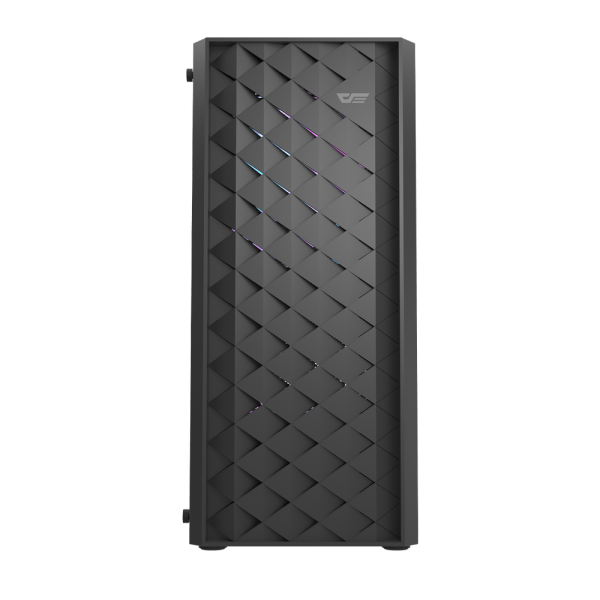 DARKFLASH DK351 PC CASE, ATX/MICRO-ATX/MINI-ITX MOTHERBOARD SUPPORT, 4 ARGB FANS, TEMPERED-GLASS [DF-DK351-BK-4ARGB-02]