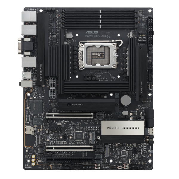 ASUS MB INTEL CORE LGA1851 ATX PCLE 5.0 DDR5 SLOT 1 THUNDERBOLT 4TYPE C PORT 10GB 2.5 LAN , 4 M2 SLO [PRO WS Z890-ACE]