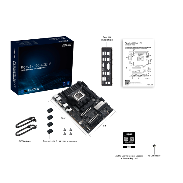 ASUS PRO WS Z890-ACE SE Intel Z890 LGA 1851 (Socket V1) ATX [90MB1JC0-M0EAY0]