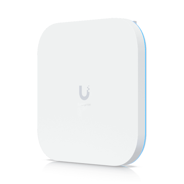 Ubiquiti - E7 - Campus - Wall/Ceiling Mount Indoor/Outdoor Dual-Band Wi-Fi 7 Enterprise Access Point, (1) 10 GbE RJ45 port and (1) GbE RJ45 port for power & data redundancy, 688 Mbps at 2.4GHz (2x2) + [E7-Campus]