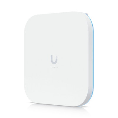 Ubiquiti - E7 - Campus - Wall/Ceiling Mount Indoor/Outdoor Dual-Band Wi-Fi 7 Enterprise Access Point, (1) 10 GbE RJ45 port and (1) GbE RJ45 port for power & data redundancy, 688 Mbps at 2.4GHz (2x2) + [E7-Campus]