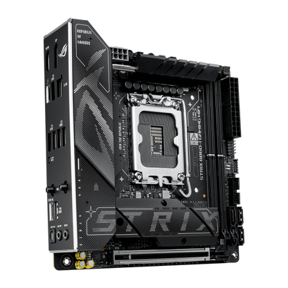 ASUS MB INTEL ROG STRIX B860-I GAMING WIFI, MINI ITX, DDR5, 1PCI-Ex16, 2DIMM, HDMI/DP, 2M2/4SATA [ROG STRIX B860-I GA]