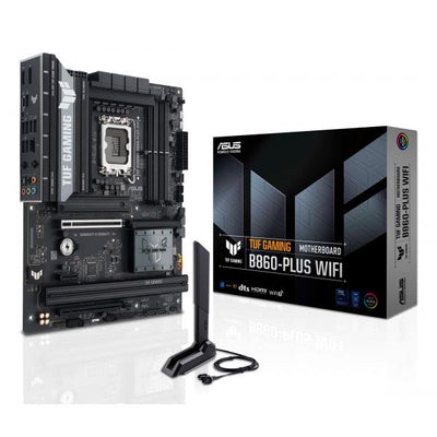 ASUS MB INTEL TUF GAMING B860-PLUS WIFI, ATX, LGA 1851, DDR5, 1PCI-Ex16, 4DIMM, HDMI/DP, 3M2/4SATA [TUF GA B860-PLUS WF]