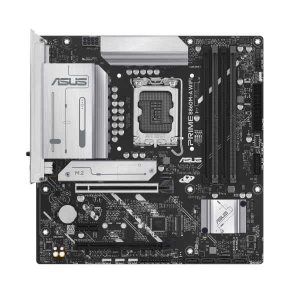 ASUS MB INTEL PRIME B860M-A WIFI, m-ATX, LGA 1851, DDR5, 1PCI-Ex16, 4DIMM, HDMI/2DP, 2M2/4SATA [PRIME B860M-A WF]