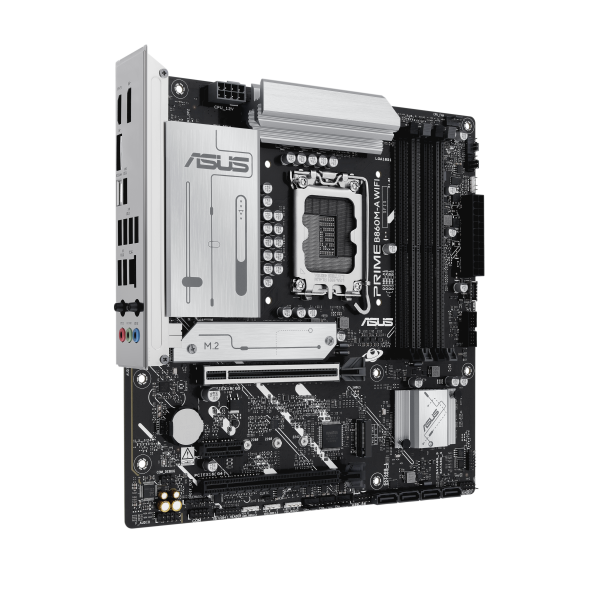 ASUS MB INTEL PRIME B860M-A WIFI, m-ATX, LGA 1851, DDR5, 1PCI-Ex16, 4DIMM, HDMI/2DP, 2M2/4SATA [PRIME B860M-A WF]