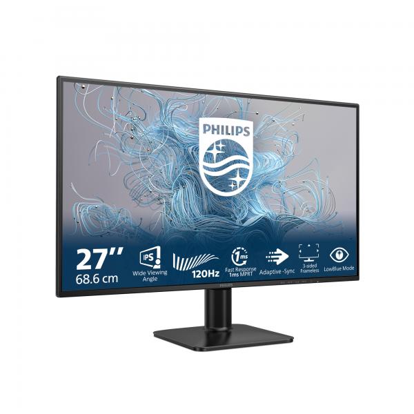 PHILIPS MONITOR 27 LED IPS FHD 16:9 4MS 250 CDM 120hz, VGA/DVI/HDMI [27E2N1110]