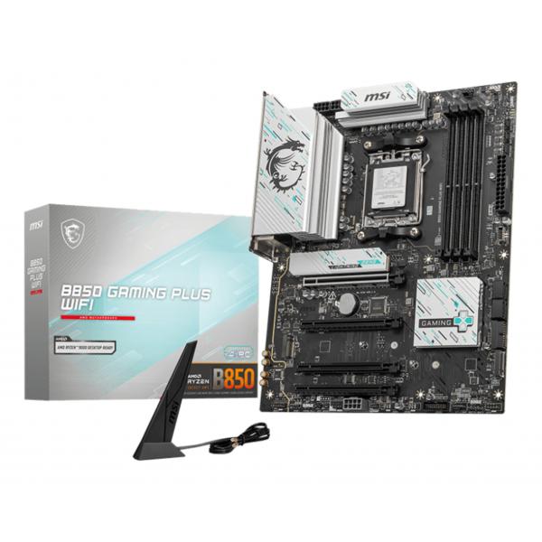 MSI MB AMD B850 GAMING PLUS WIFI, ATX, AM5, DDR5, 1PCI-Ex16, 1PCI-Ex4, 2PCI-Ex1, 4SATA3 [B850 GAMING PLUS WIF]