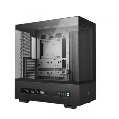 DEEPCOOL CASE MID TOWER CH690 DIGITAL TG R-CH690-BKNNA0D-G-1 [R-CH690-BKNNA0D-G-1]